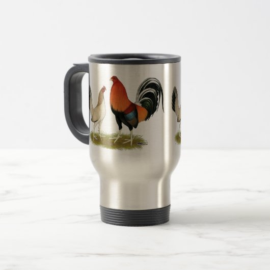 Mug De Voyage Gamefowl wheatens (Devant gauche)