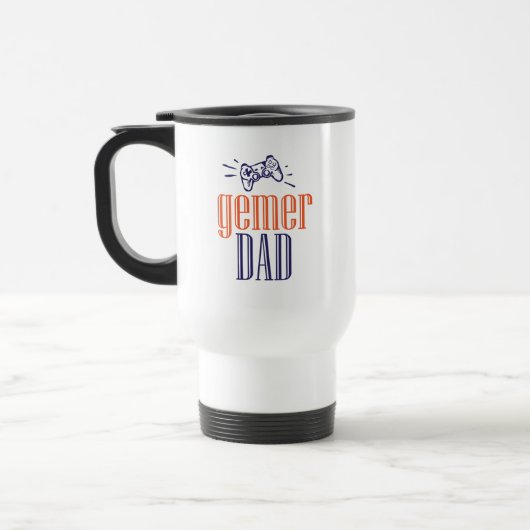 Mug De Voyage Gamer papa (Gauche)
