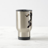 Mug De Voyage Gannets-Oiseau de mer Abstrait (Centre)
