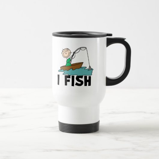 Mug De Voyage Garçon je pêche (Droite)