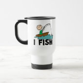 Mug De Voyage Garçon je pêche (Gauche)