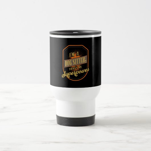 Mug De Voyage Garde de chiens Gardien de chiens (Centre)