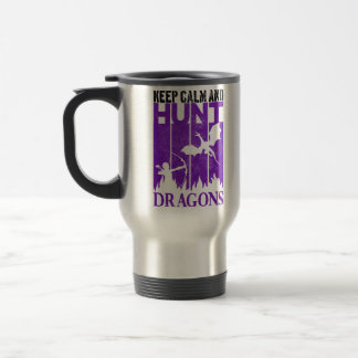 Mug De Voyage Gardez Le Calme Et Chasse Dragons Archer Geeky Ret