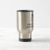 Mug De Voyage Gardez le calme et finissez votre dissertation (Centre)
