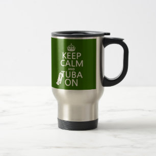 Mug De Voyage Gardez le calme et le tuba sur (toute couleur