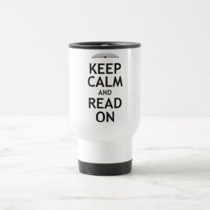 Mug De Voyage Gardez le calme et lisez dessus