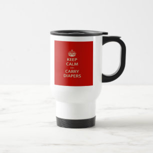 Mug De Voyage Gardez le calme et portez des plongeurs