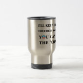 Mug De Voyage Gardez le "changement " (Centre)