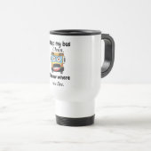 Mug De Voyage Gardez mon bus propre Je sais où vous vivez (Devant droit)