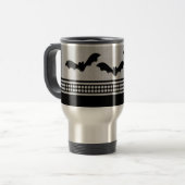 Mug De Voyage Gâté Batty Halloween Mug, gris clair (Devant gauche)