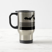 Mug De Voyage Gâté Batty Halloween Mug, gris clair (Gauche)