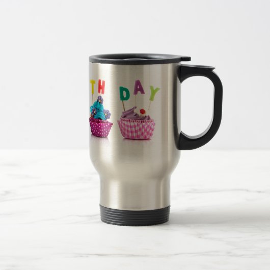 Mug De Voyage Gâteaux d'anniversaire (Droit)