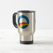Mug De Voyage Gay pride Obama (Devant gauche)