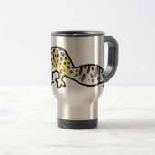 Mug De Voyage Gecko léopard de dessin animé (Devant droit)