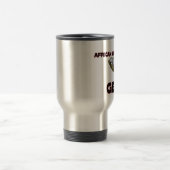 Mug De Voyage Geek de perroquet de gris africain (Centre)