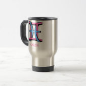 Mug De Voyage Gémeaux et Poissons PkBl (Devant gauche)