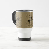 Mug De Voyage Gemini Constellation Zodiac Hevelius 1690 (Devant gauche)