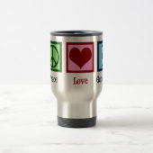 Mug De Voyage Généalogie de l'amour de la paix Cute (Centre)