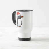 Mug De Voyage Gentoo Penguin Père Noël (Devant gauche)
