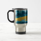 Mug De Voyage Géode Agate Gemstone Blue et Gold (Gauche)