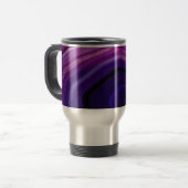 Mug De Voyage Géode Violet Tourbillonnant Tombé (Devant gauche)