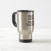 Mug De Voyage Géologue de règle (Devant gauche)