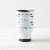 Mug De Voyage Géométrie bleue (Centre)