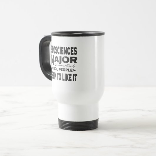 Mug De Voyage Géosciences College Cool principaux (Devant gauche)