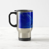 Mug De Voyage gerbera bleu électrique (Gauche)