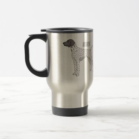 Mug De Voyage German Shorthred Pointer dog (Gauche)