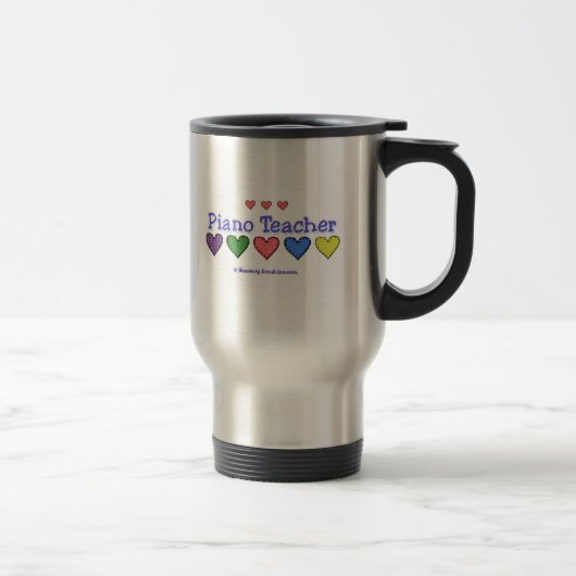 Mug De Voyage GH de professeur de piano (Droit)