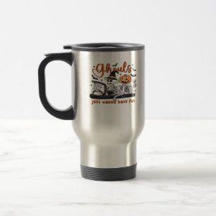 Mug De Voyage Ghouls Just Wanna Amusement - Halloween Skeletons