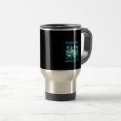 Mug De Voyage Ghouls veut juste s'amuser - Design Éffrayant Grap (Devant droit)