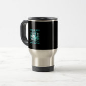 Mug De Voyage Ghouls veut juste s'amuser - Design Éffrayant Grap (Devant gauche)
