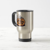 Mug De Voyage Ghouls veut juste s'amuser - mignon Doodle d'Hallo (Devant gauche)