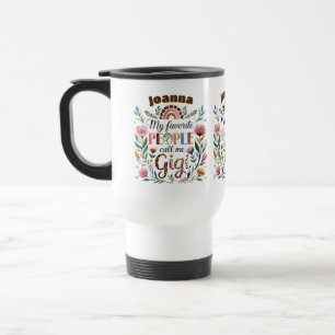 Mug De Voyage GIGI personnalisé Fête des mères Noël d'anniversai
