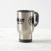 Mug De Voyage Gilpin/tasse noire de COUP de faucon (Devant droit)