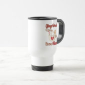 MUG DE VOYAGE GINGERPREAD WISHES AND COCOA KISSES CHRISTMAS (Devant droit)