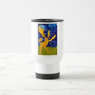 Mug De Voyage Girafe éclairée par la lune - illustration par