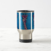 Mug De Voyage Girafe fascinante abstraite rose (Centre)