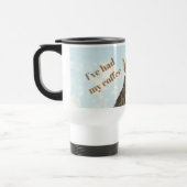 Mug De Voyage Giraffe/"AVAIT MON CAFÉ/PRÊT POUR MON PROBLÈME !" (Gauche)