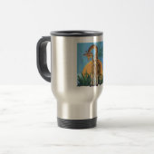 Mug De Voyage Giraffe maman et bébé (Devant gauche)