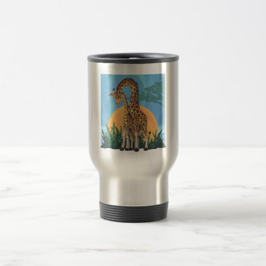 Mug De Voyage Giraffe maman et bébé (Centre)