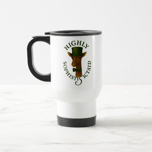 Mug De Voyage Giraffe sophistiquée (Gauche)