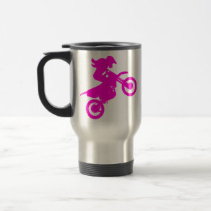Mug De Voyage Girl Dirt Bike