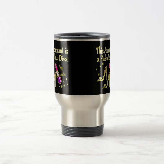 MUG DE VOYAGE GLITZY GOLD COMPTANT DESIGN (Centre)
