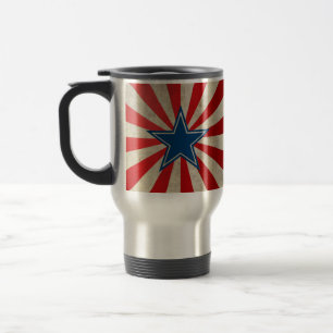 Mug De Voyage Gloire vieillissante - Rouge, Blanc et Bleu