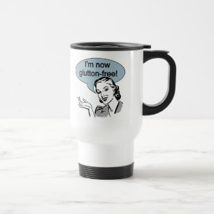 Mug De Voyage Glutton de régime humoristique gratuit