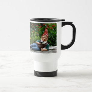 Mug De Voyage Gnome de détente avec le casquette de Père Noël