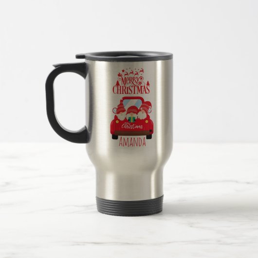 Mug De Voyage Gnomes joyeux noël (Gauche)